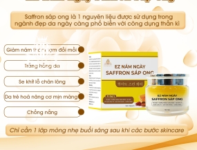 Kem EZ NÁM NGÀY SAFFRON SÁP ONG