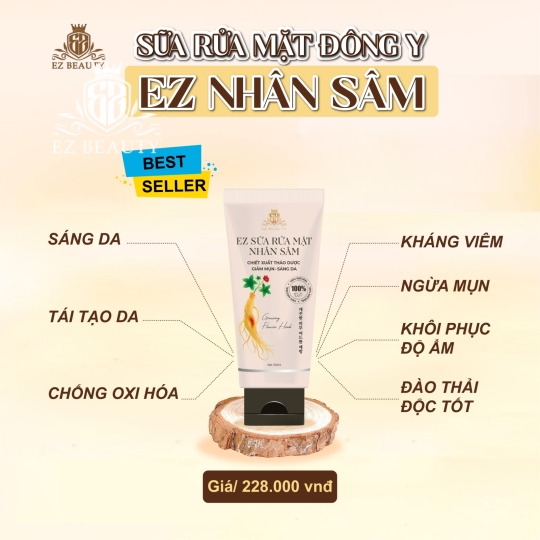 SỮA RỬA MẶT EZ NHÂN SÂM